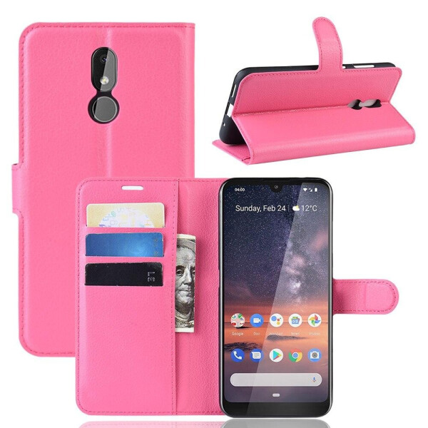

Чехол Luxury для Nokia 3.2 книжка розовый