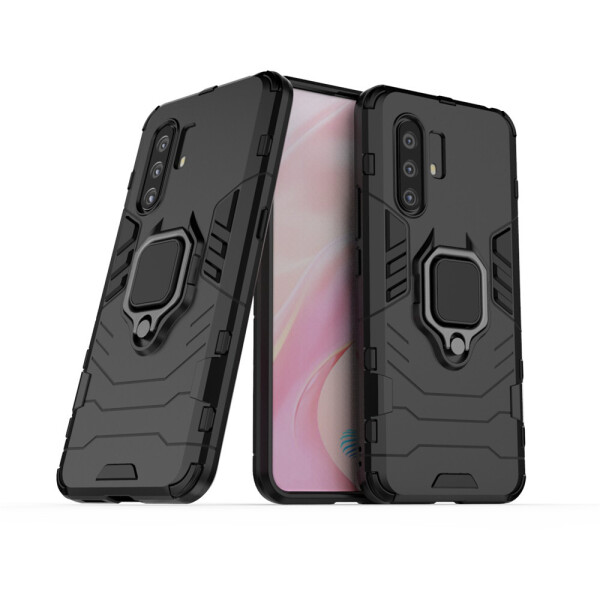 

Чехол Ring case для Vivo X30 бронированный бампер с кольцом черный