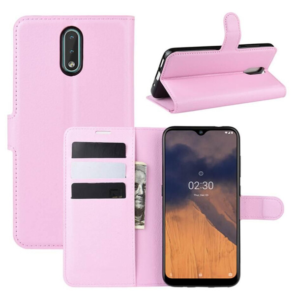 

Чехол Luxury для Nokia 2.3 книжка светло-розовый