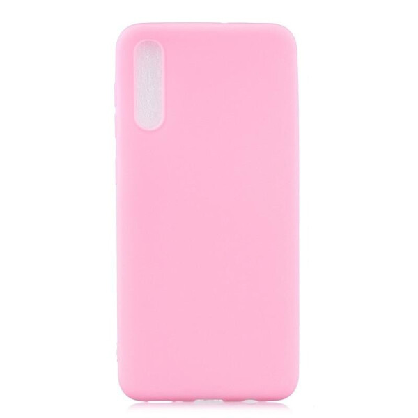 

Чехол LUX для Samsung Galaxy A50 2019 / A505 силикон Soft Touch бампер светло-розовый