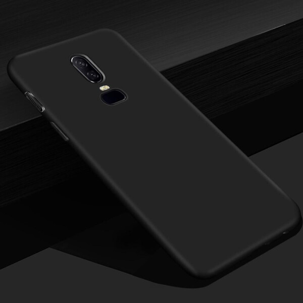 

Чехол LUX для OnePlus 6 силикон Soft Touch бампер черный