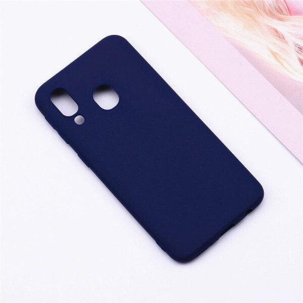 

Чехол LUX для Samsung Galaxy A30 2019 / A305 силикон Soft Touch бампер темно-синий