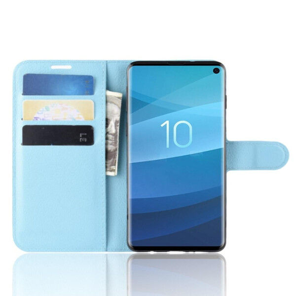 

Чехол Luxury для Samsung Galaxy S10 Plus (G975) книжка голубой