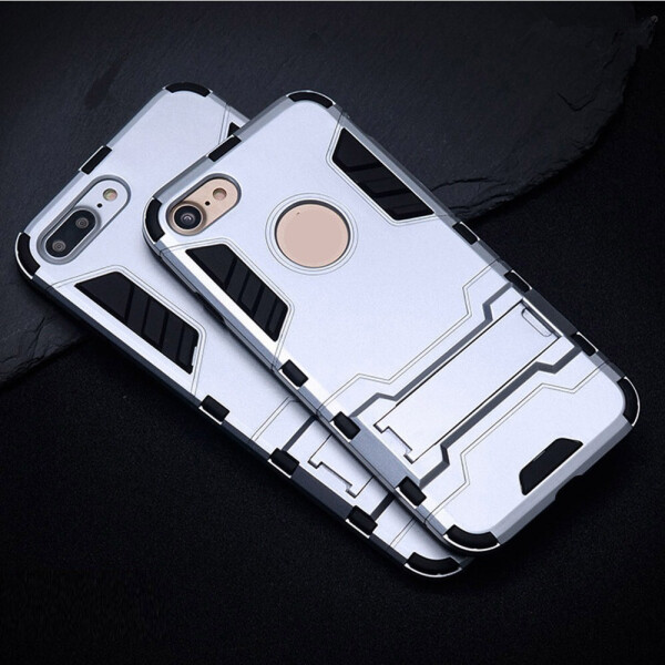 

Чехол LUX для Apple Iphone 7 Plus Hybrid Armored Case светло-серый