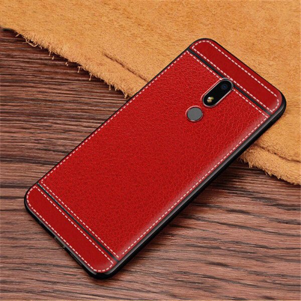 

Чехол LUX для Meizu M8 Lite / V8 с рифленой текстурой Red