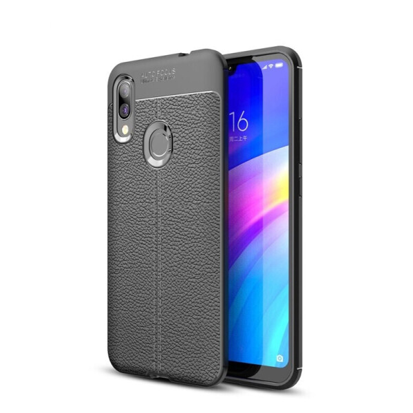 

Чехол LUX для Xiaomi Redmi 7 силикон Original Auto Focus Soft Touch Black