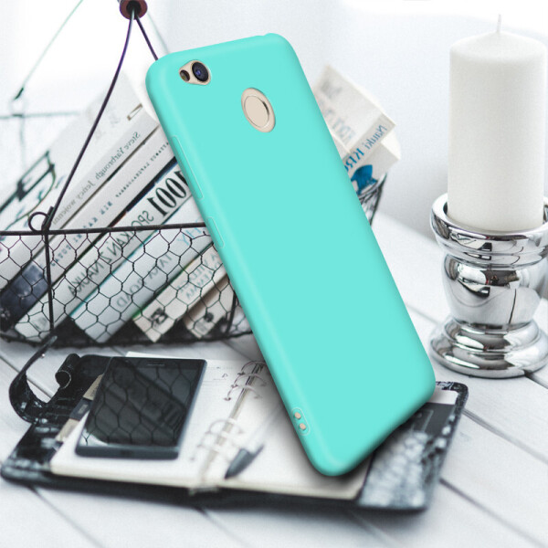 

Чехол Soft Lne Xiaomi Redmi 4X / Redmi 4X Pro силикон soft touch бампер голубой