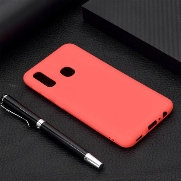 

Чехол Soft Touch для Vivo Y19 силикон бампер красный