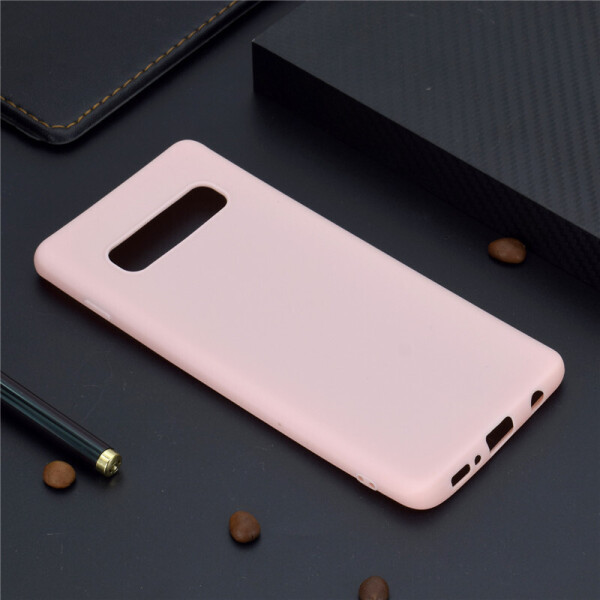 

Чехол LUX для Samsung Galaxy S10 Plus / G975 силикон Soft Touch бампер светло-розовый