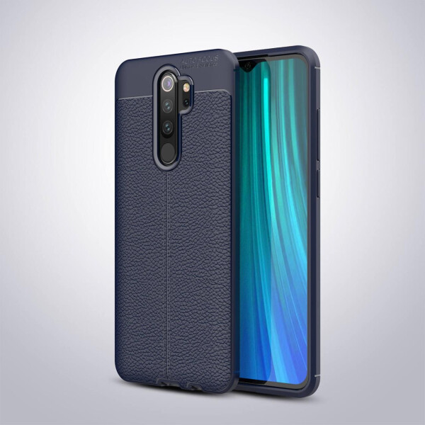 

Чехол Auto Focus для Xiaomi Redmi Note 8 Pro силикон Original Soft Touch темно-синий
