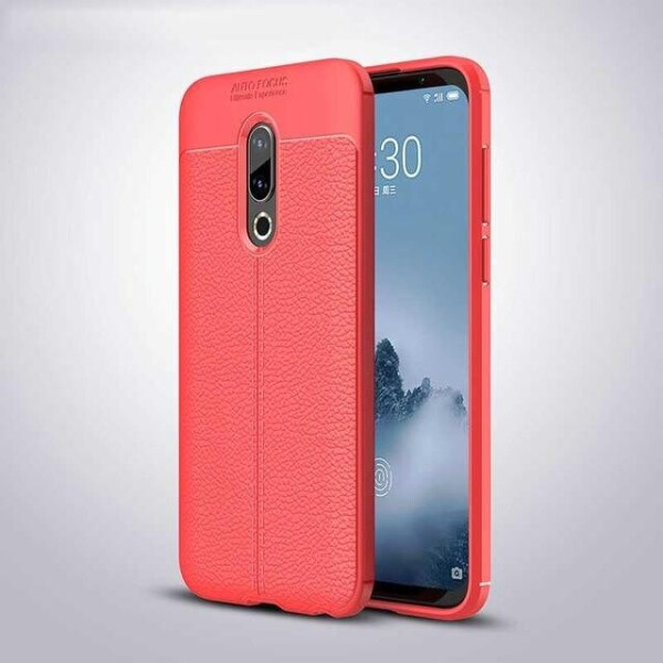 

Чехол LUX для Meizu 16 / 16th / M882Q / M882H силикон Original Auto Focus Soft Touch красный