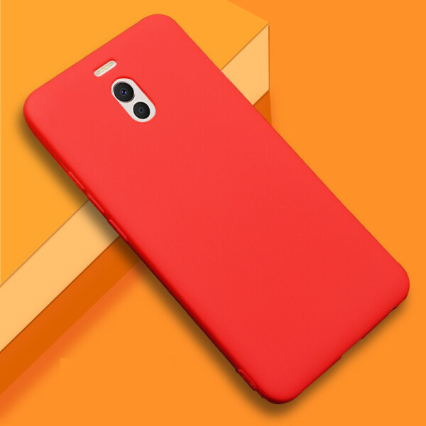 

Чехол LUX для Meizu M6 Note силикон soft touch бампер красный