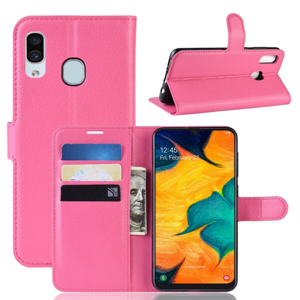 

Чехол Luxury для Samsung Galaxy A20 2019 (A205) книжка Розовый