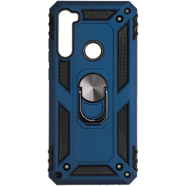 

Чехол Hard Defence Series для Xiaomi Redmi Note 8T ударопрочный бампер с кольцом Blue