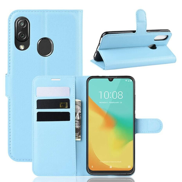 

Чехол Luxury для ZTE Blade V10 Vita книжка голубой