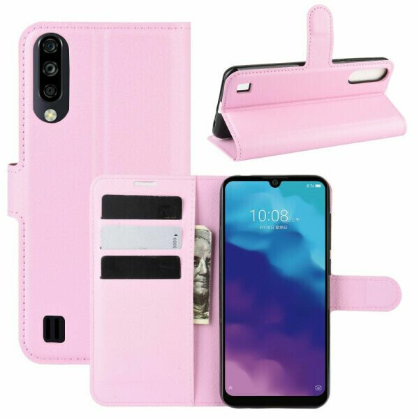 

Чехол Luxury для ZTE Blade A7 2020 книжка светло-розовый