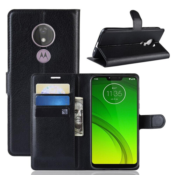 

Чехол Luxury для Motorola Moto G7 Play (XT1952-1) книжка черный