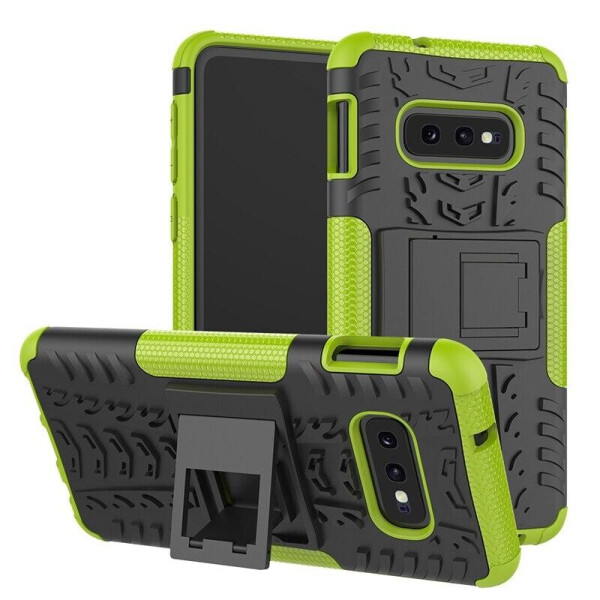

Чехол LUX для Samsung Galaxy S10e / G970 противоударный бампер с подставкой Light Green