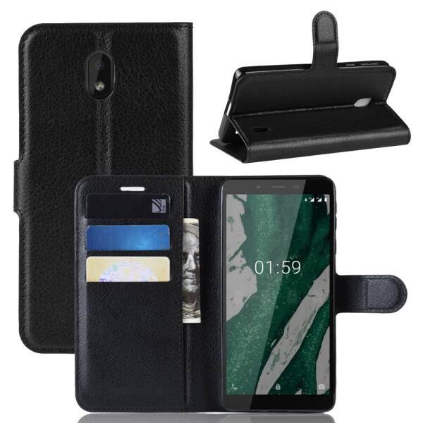 

Чехол Luxury для Nokia 1 Plus (TA-1130) книжка черный