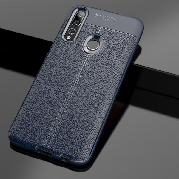 

Чехол Auto Focus для Huawei P Smart Z силикон Original Soft Touch темно-синий