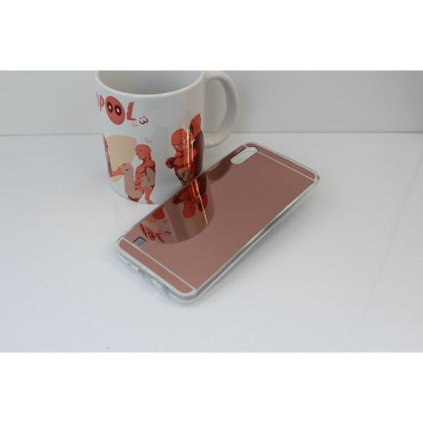 

Чехол Mirror case для Samsung Galaxy A10 2019 (A105) силикон зеркальный розовое золото
