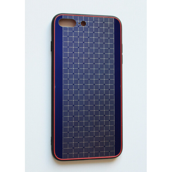 

Чехол Fiji для Apple Iphone 8 Plus бампер с металлической накладкой Gelius Metal Plating Violet