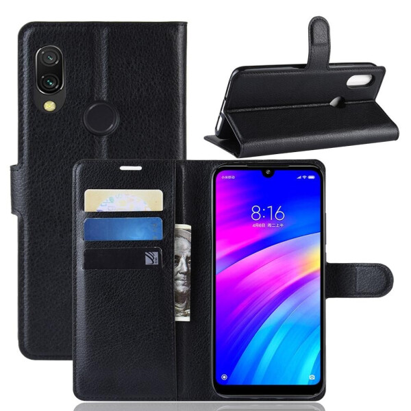 

Чехол Luxury для Xiaomi Redmi 7 книжка Черный