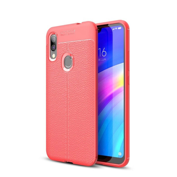 

Чехол LUX для Xiaomi Redmi 7 силикон Original Auto Focus Soft Touch Red