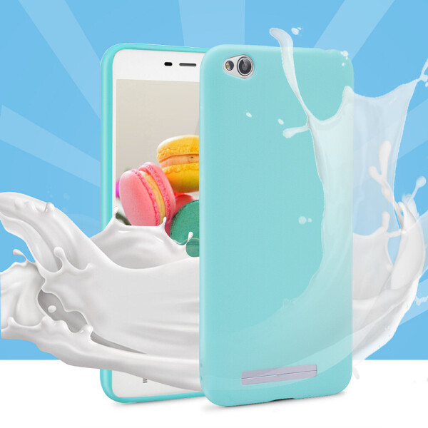 

Чехол LUX для Xiaomi Redmi 4A силикон soft touch бампер голубой