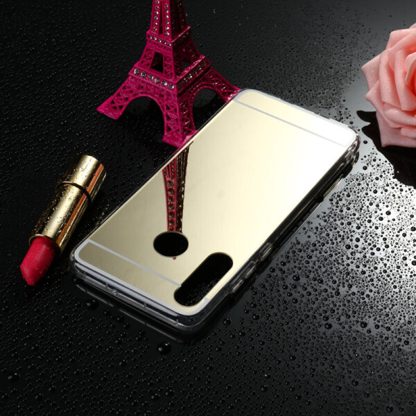 

Чехол Mirror case для Huawei P30 Lite / Nova 4e силикон зеркальный золотой