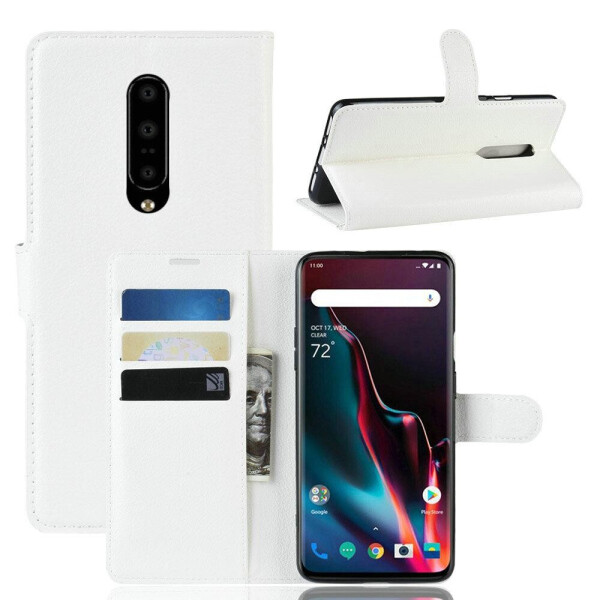 

Чехол Luxury для OnePlus 7 Pro книжка белый