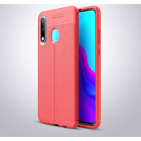 

Чехол Auto Focus для Huawei P30 Lite / Nova 4e силикон Original Soft Touch Красный