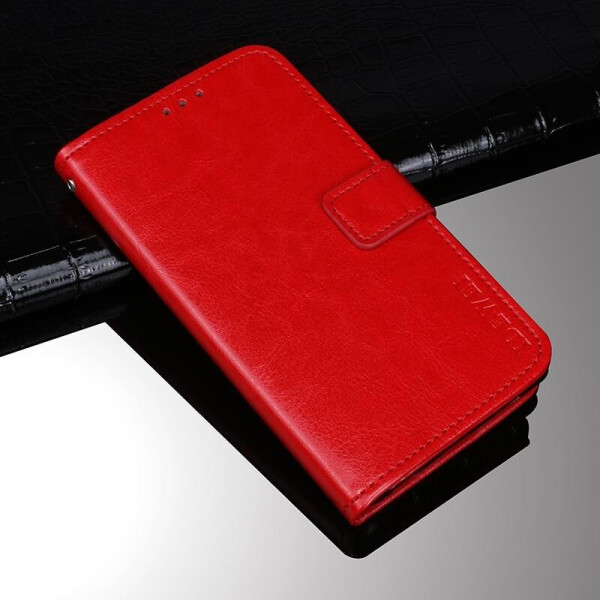 

Чехол Idewei для Meizu Note 9 книжка с визитницей красный