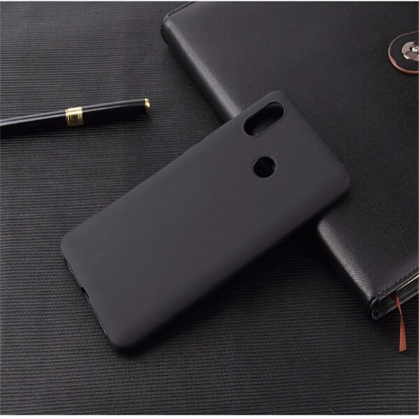 

Чехол LUX для Xiaomi Mi Mix 3 силикон soft touch бампер черный