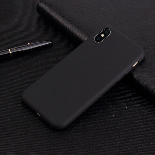 

Чехол Soft Lne Apple Iphone X силикон soft touch бампер черный