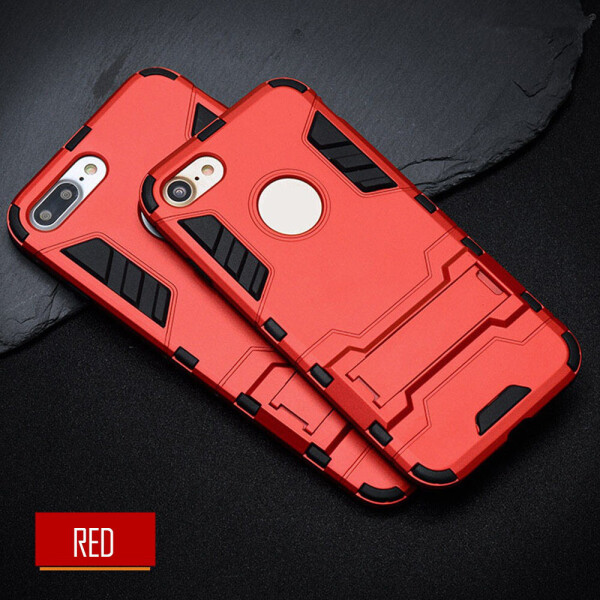 

Чехол LUX для Apple Iphone 8 Hybrid Armored Case красный