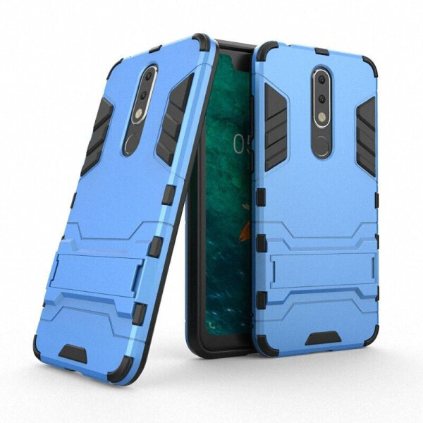 

Чехол LUX для Nokia 5.1 Plus / Nokia X5 / TA-1109 Hybrid Armored Case голубой