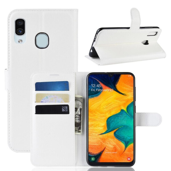

Чехол Luxury для Samsung Galaxy A30 2019 (A305) книжка Белый