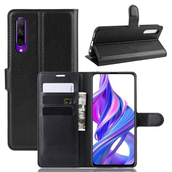 

Чехол Luxury для Honor 9X China книжка черный