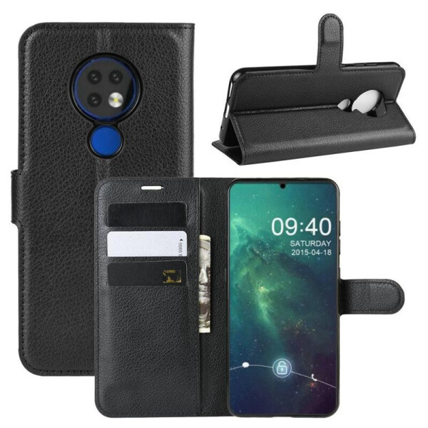 

Чехол Luxury для Nokia 6.2 книжка черный