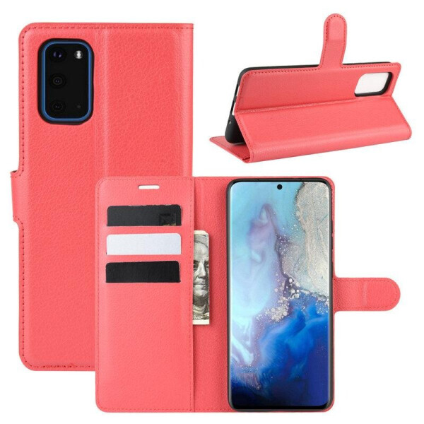 

Чехол Luxury для Samsung Galaxy S20 (G980) книжка красный