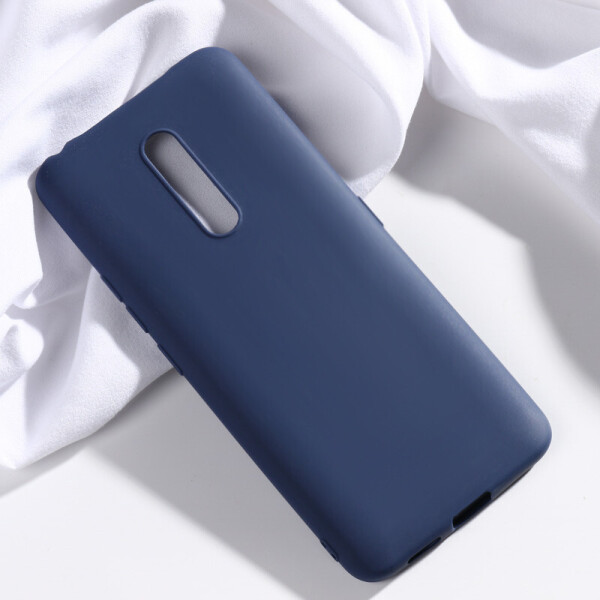 

Чехол Soft Touch для Vivo X27 Pro силикон бампер темно-синий
