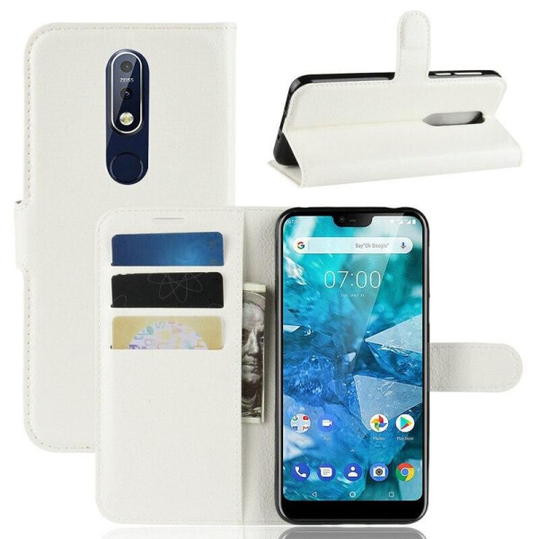 

Чехол Luxury для Nokia 7.1 книжка Белый