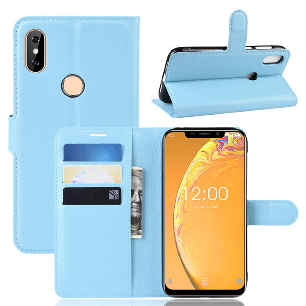 

Чехол Luxury для Oukitel C13 Pro книжка голубой
