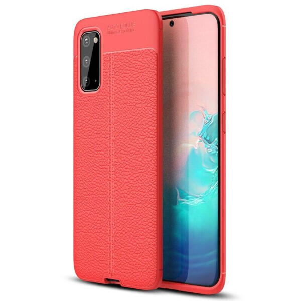 

Чехол Auto Focus для Samsung Galaxy S20 (G980) силикон Original Soft Touch красный