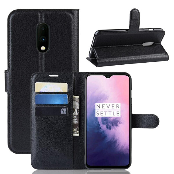 

Чехол Luxury для OnePlus 7 книжка черный