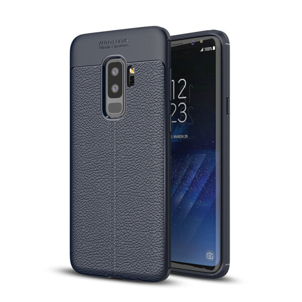 

Чехол LUX для Samsung S9 Plus / G965 силикон Original Auto Focus Soft Touch темно-синий