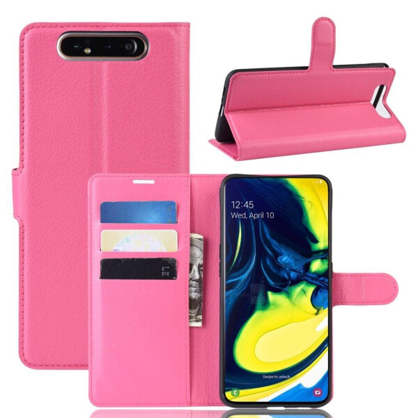 

Чехол Luxury для Samsung Galaxy A80 2019 (A805) книжка розовый