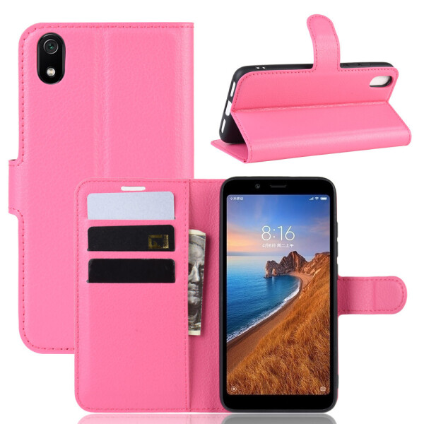 

Чехол Luxury для Xiaomi Redmi 7A книжка розовый