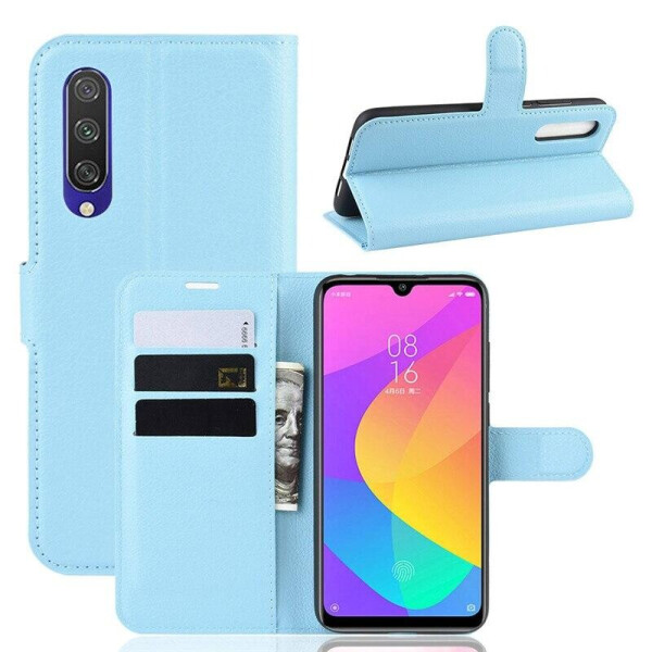 

Чехол Luxury для Xiaomi Mi 9 Lite (Mi CC9) книжка голубой